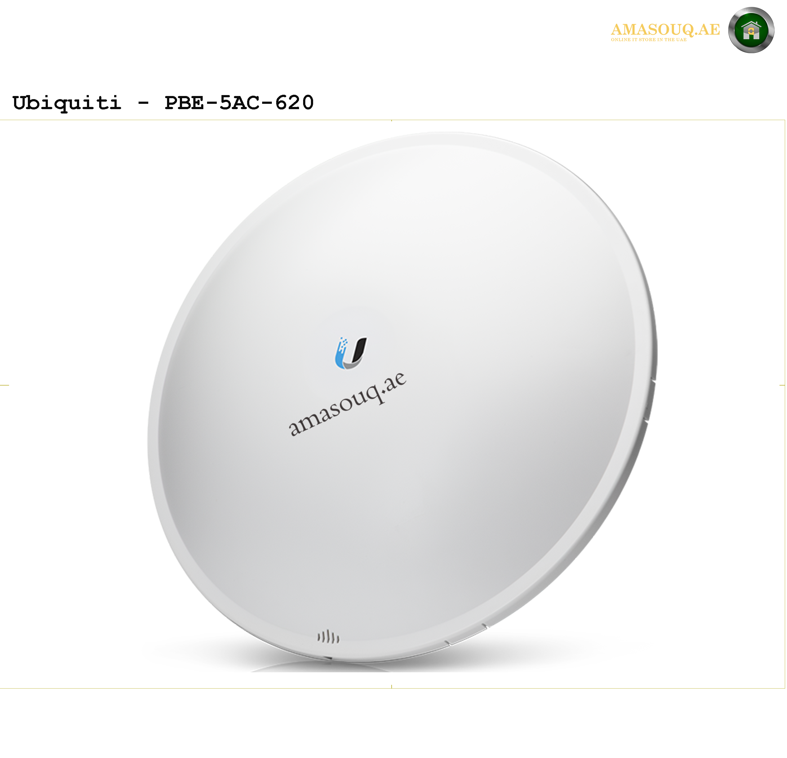 BUY Ubiquiti airMAX PowerBeam 5AC 620 - PBE-5AC-620 | UAE AMASOUQ.AE ...