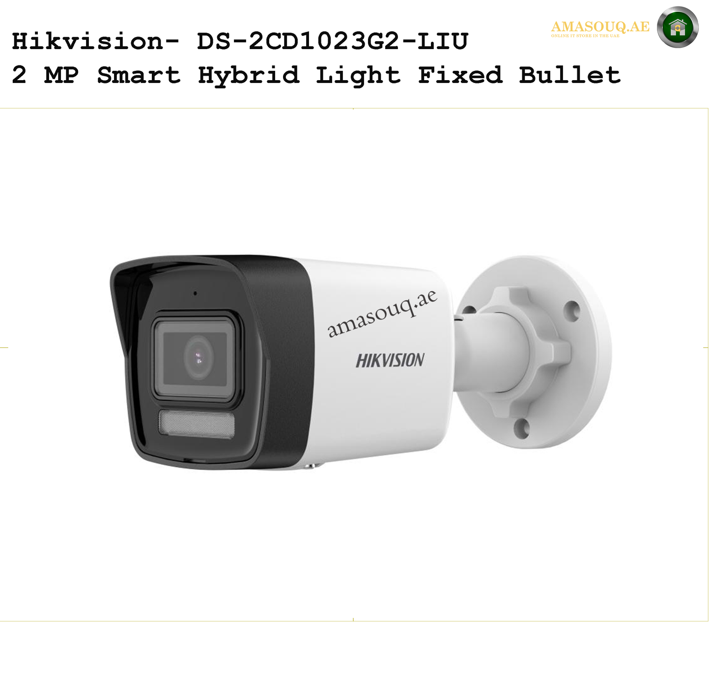 Hikvision 2 MP Smart Fixed Dome / Bullet - DS-2CD1123G2-LIU | DS-2CD1023G2-LIU