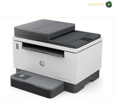 HP LaserJet Tank MFP 2602sdw A4 Black & White Laser Printer, Print, Scan & Copy, Print Speed up to 22ppm, Up to 25,000 Pages Duty Cycle, 100 Sheets Output Capacity, Wi-Fi, Bluetooth, White | 2R7F5A