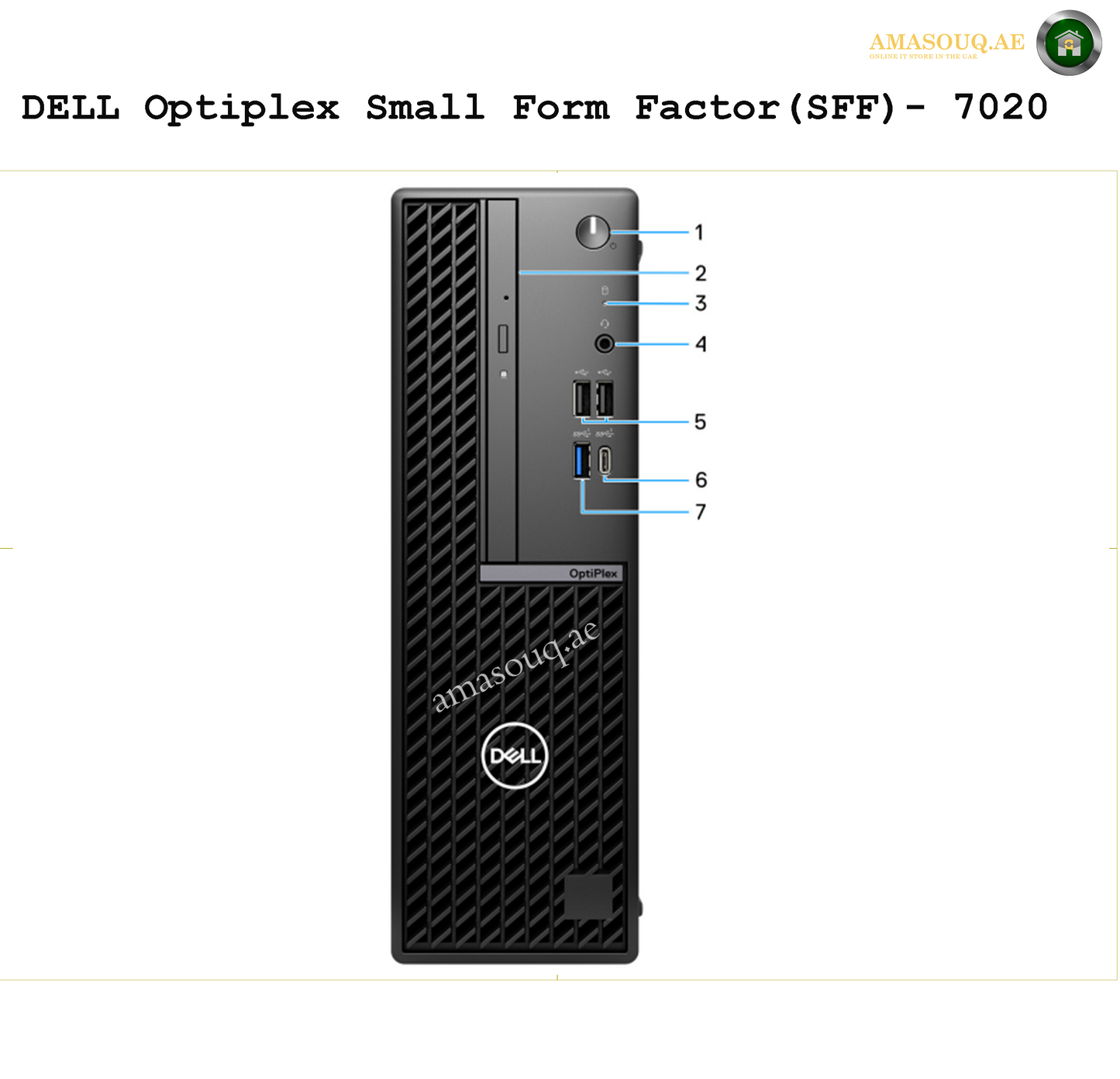 DELL OPTIPLEX 7020 SFF - Ubuntu Linux | Compact Desktop for Work & Play