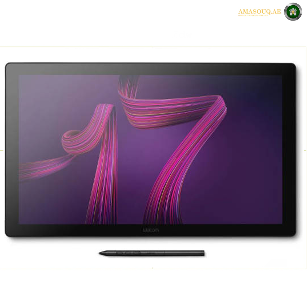 Wacom Cintiq Pro 17 Graphic Pen & 4K 120Hz Touch Display with Wacom Cintiq Pro Easy Stand, Multi-touch & Pen Control, 88% Adobe RGB & 99% DCI-P3, Near-zero Pen & Screen Latency, Black | DTH172K0B