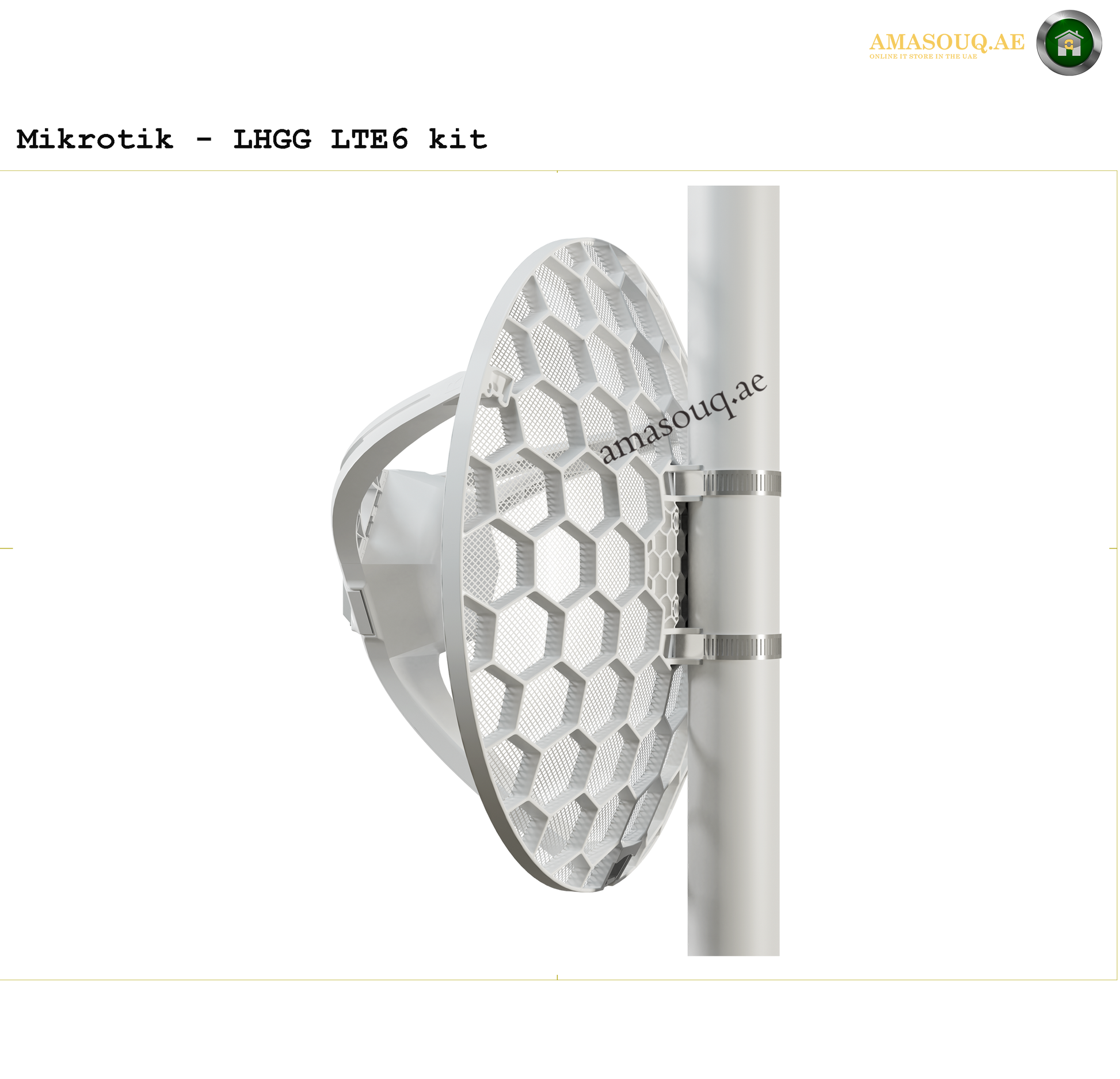 Mikrotik LHGG LTE6 kit with hexagonal pattern - AMASOUQ.AE - SIDE VIEW