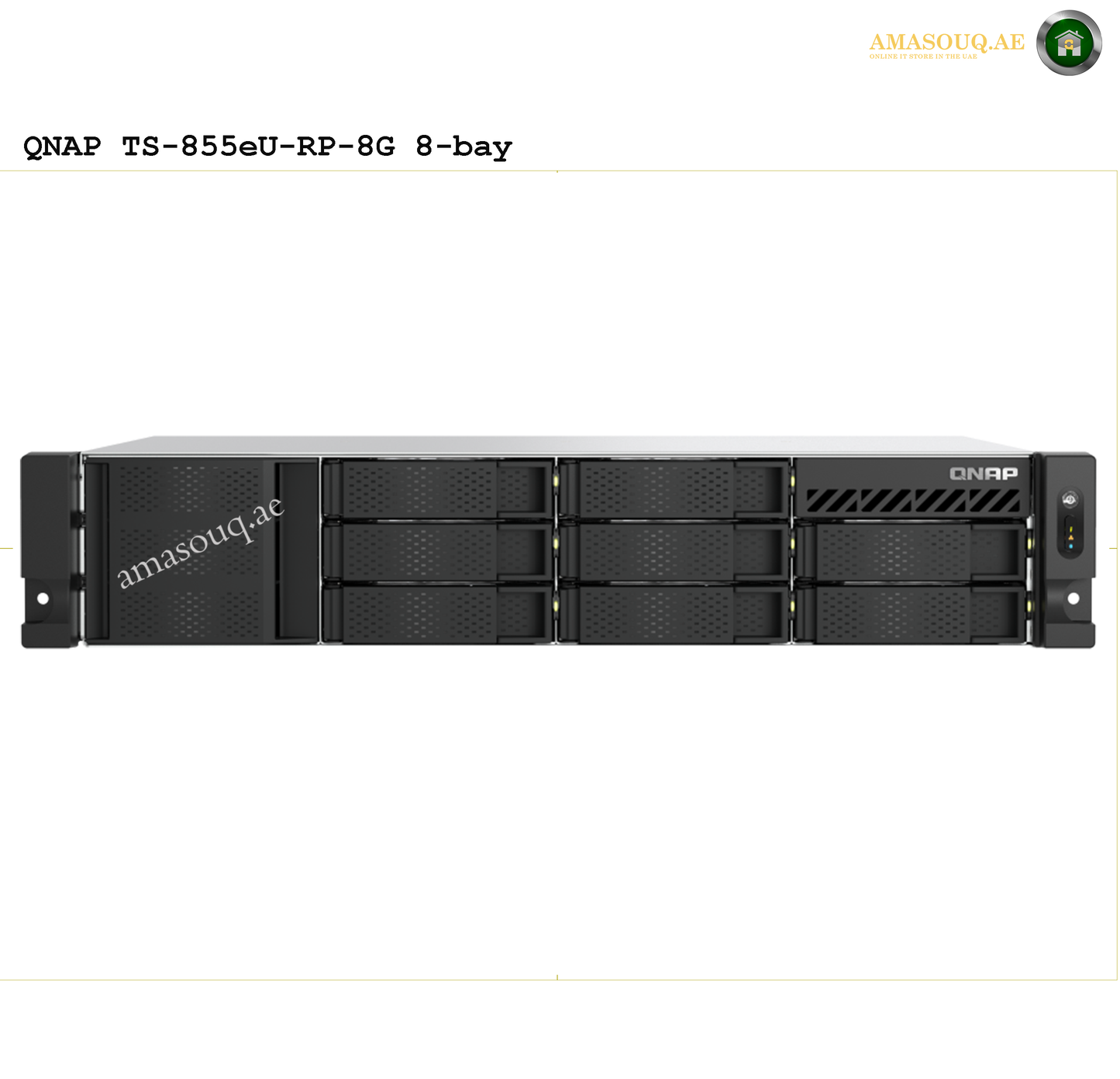 QNAP - 8 Bay Short Depth Rackmount