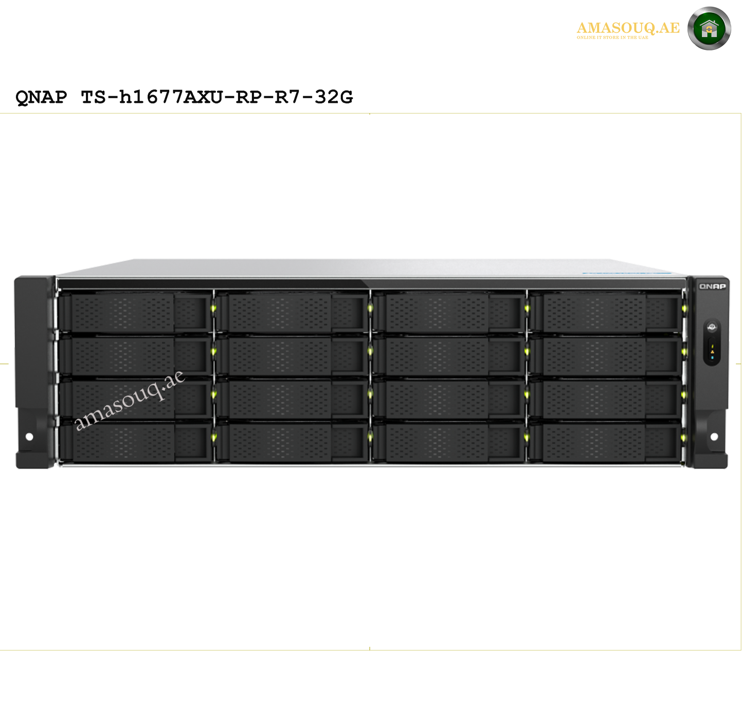 QNAP - TS-h1677AXU-RP-R7-32G 16 Bay Rackmount