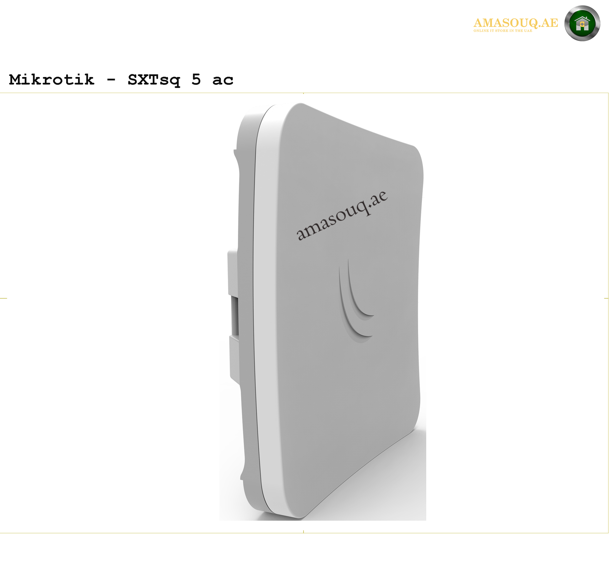 MikroTik RBSXTsqG-5acD (SXTsq 5 ac) | AMASOUQ.AE FRONT VIEW