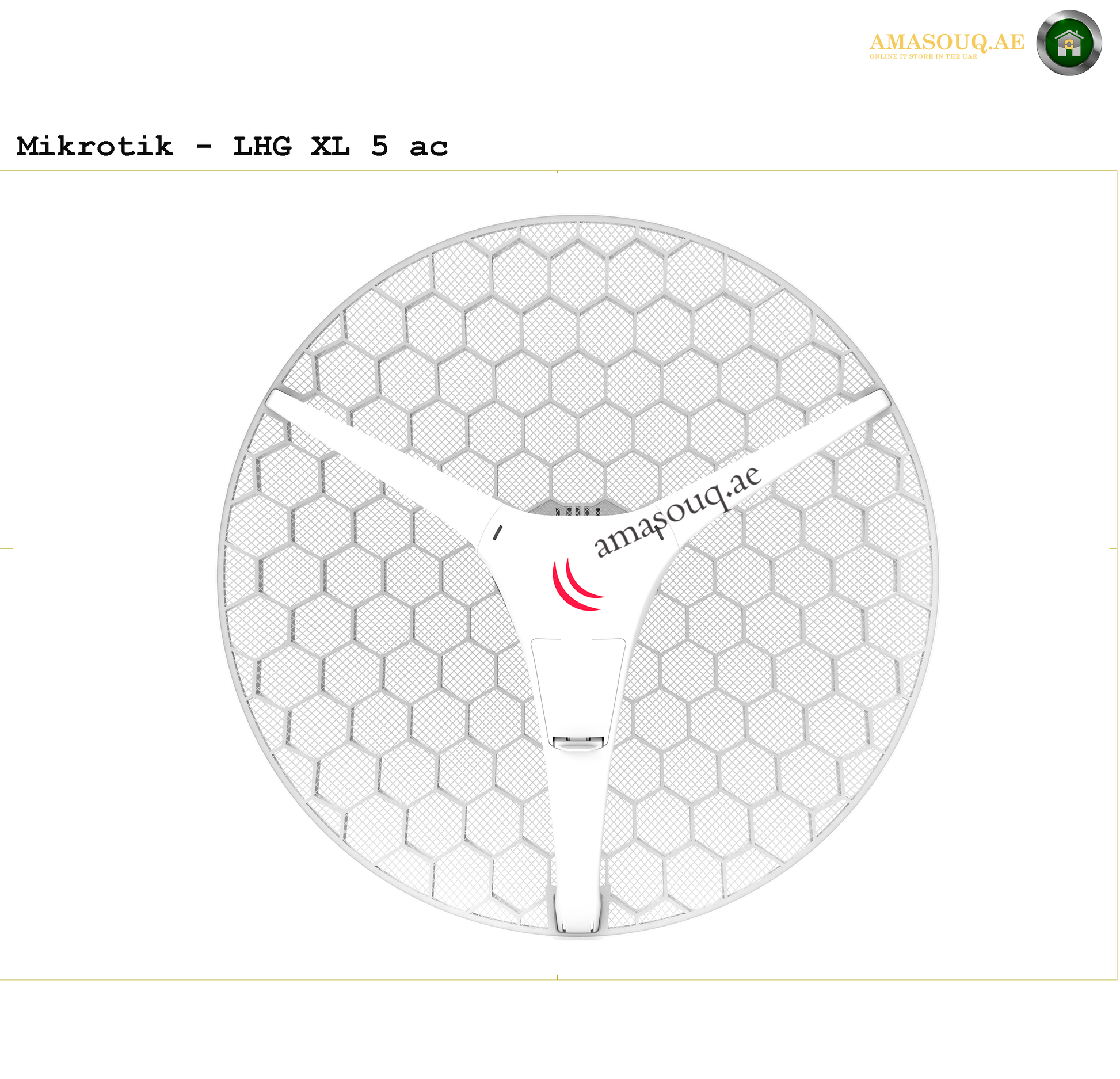 MikroTik RBLHGG-5acD-XL4pack (LHG XL 5 ac) | AMASOUQ.AE  FRONT VIEW