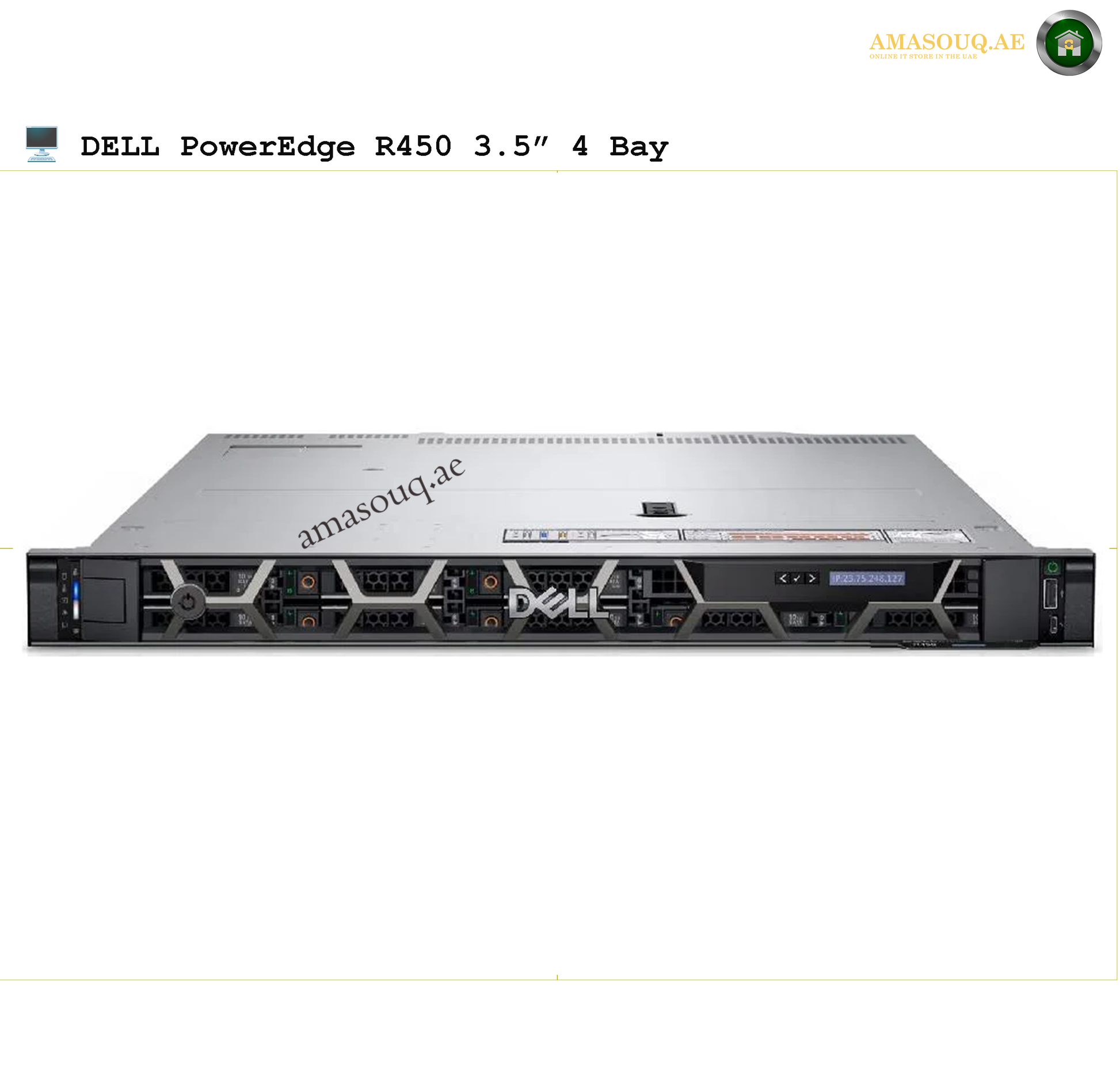 DELL PowerEdge R450 Rack Server | AMASOUQ.AE 5