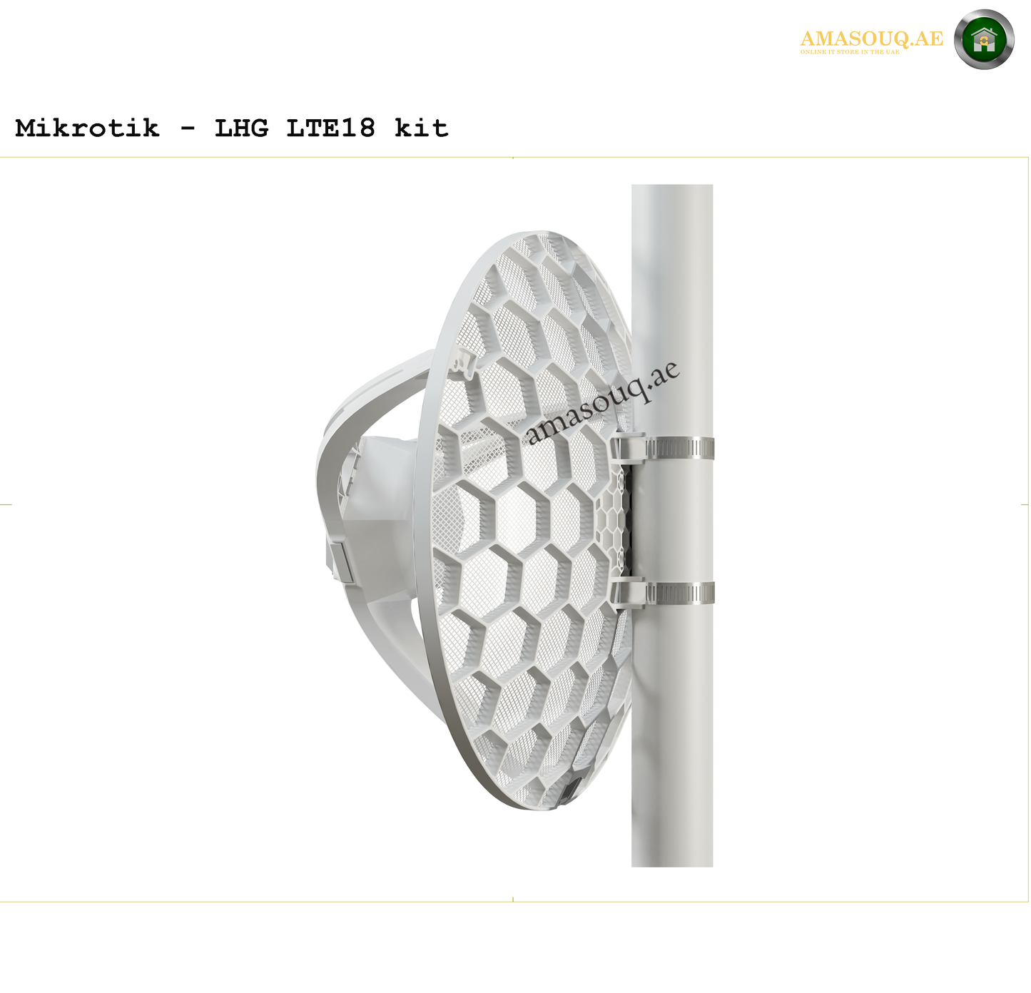 Mikrotik LHG LTE18 kit with hexagonal pattern - AMASOUQ.AE