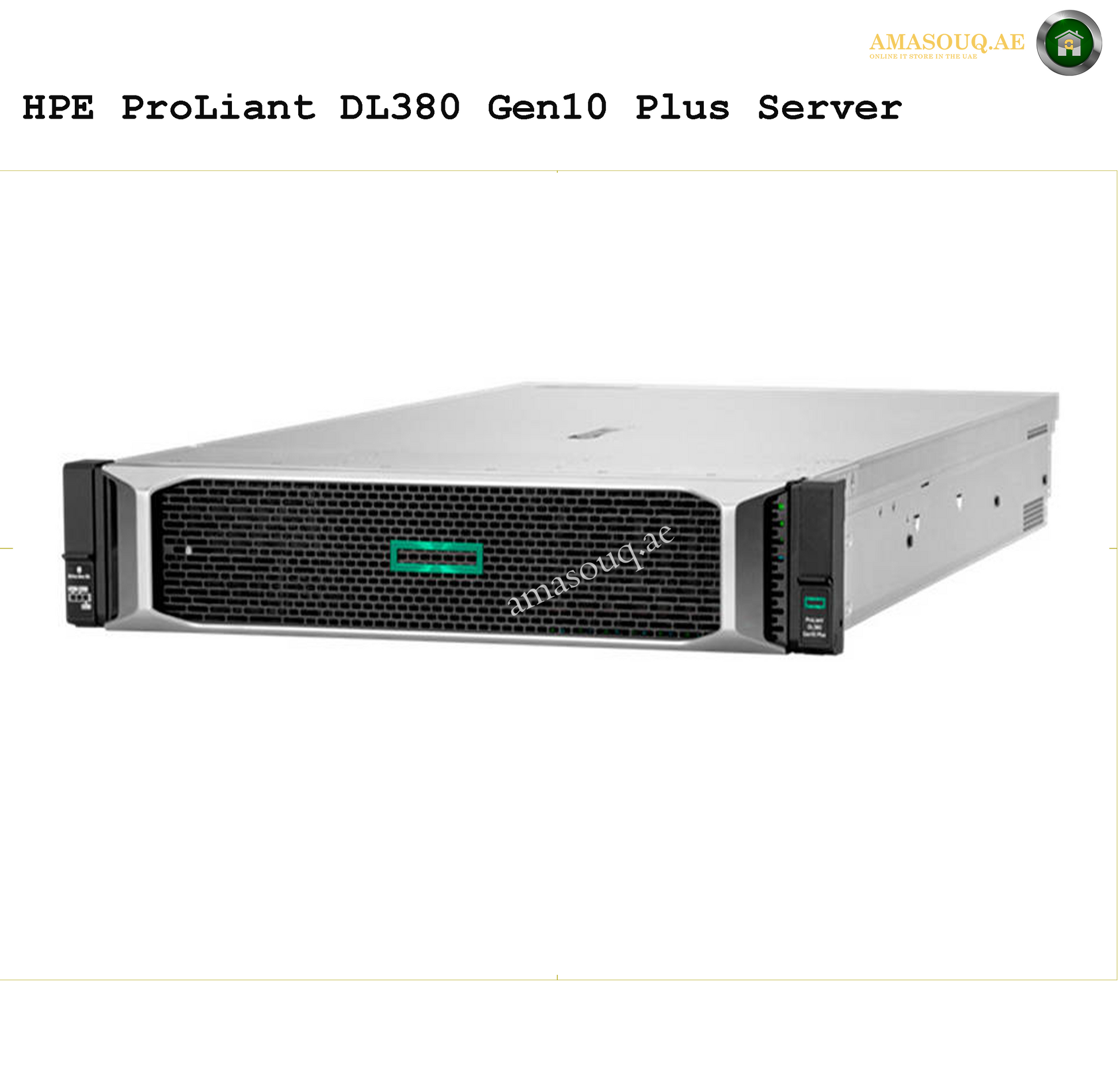 HPE ProLiant DL380 Gen10 Plus Rack Server | AMASOUQ.AE 2
