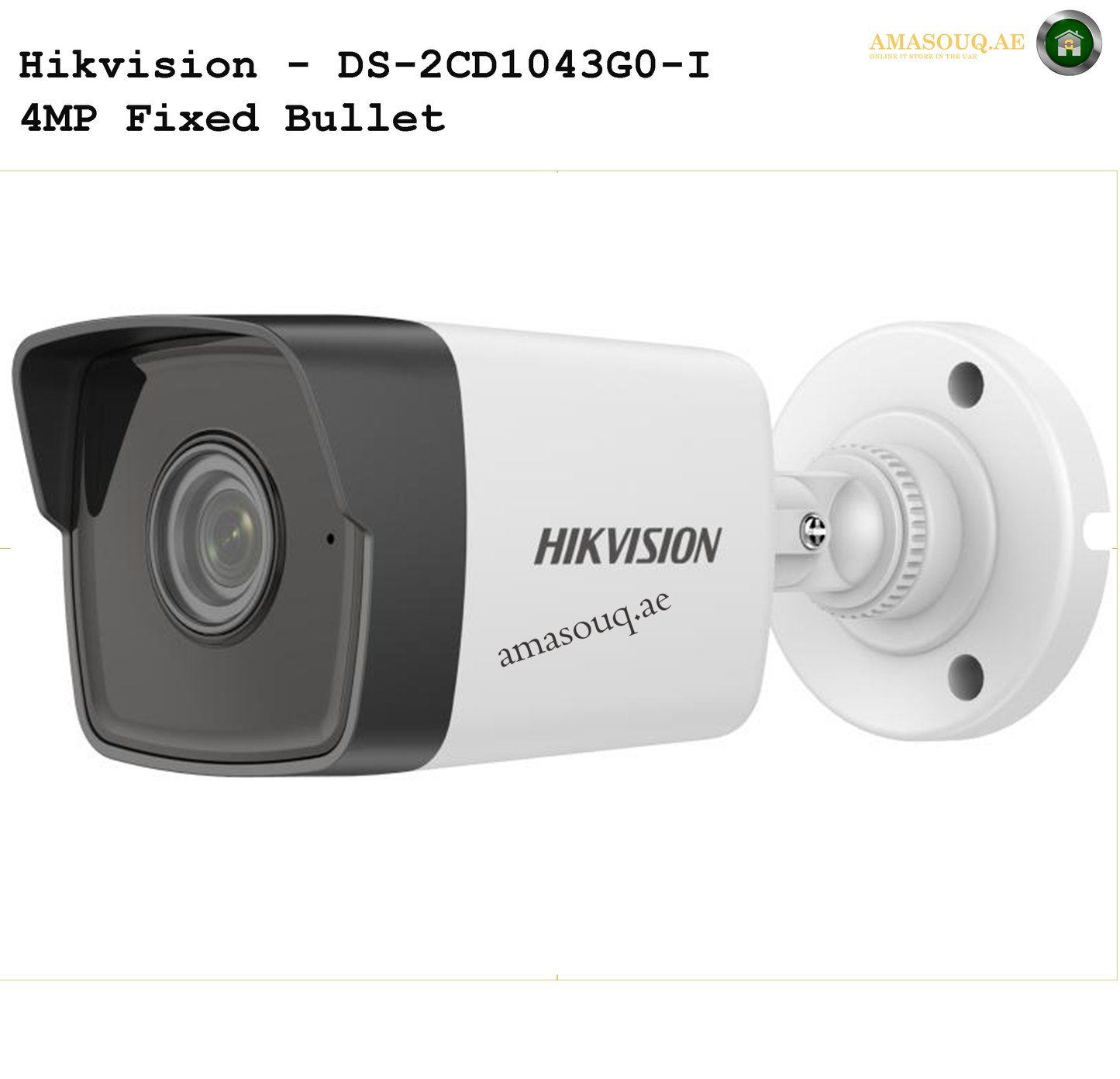 Hikvision 4MP Fixed Dome / Bullet  DS-2CD1143G0-I | DS-2CD1043G0-I