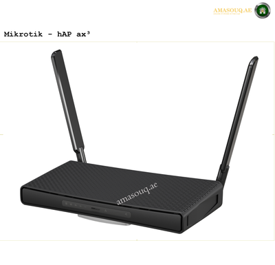  Mikrotik HAP AX3  router  AT AMASOUQ.AE - SIDE VIEW