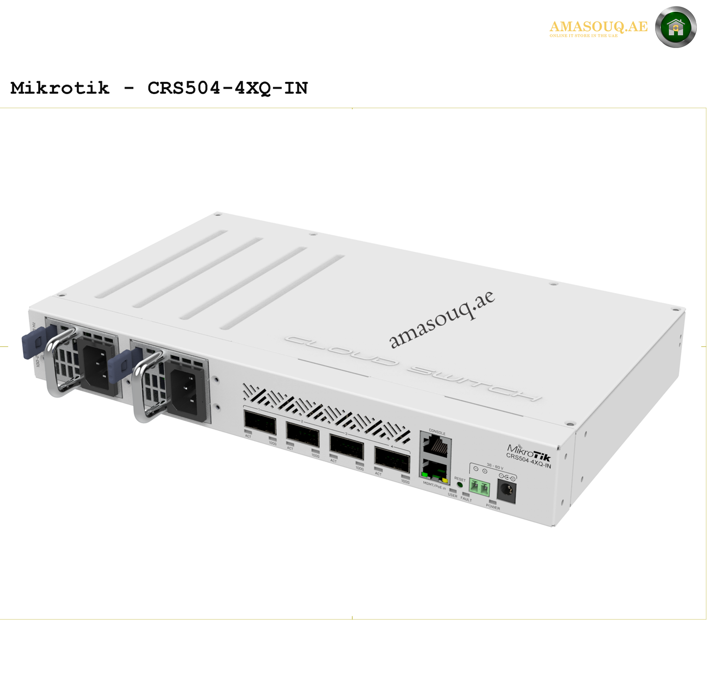 MikroTik - CRS504-4XQ-IN | AMASOUQ.AE 2