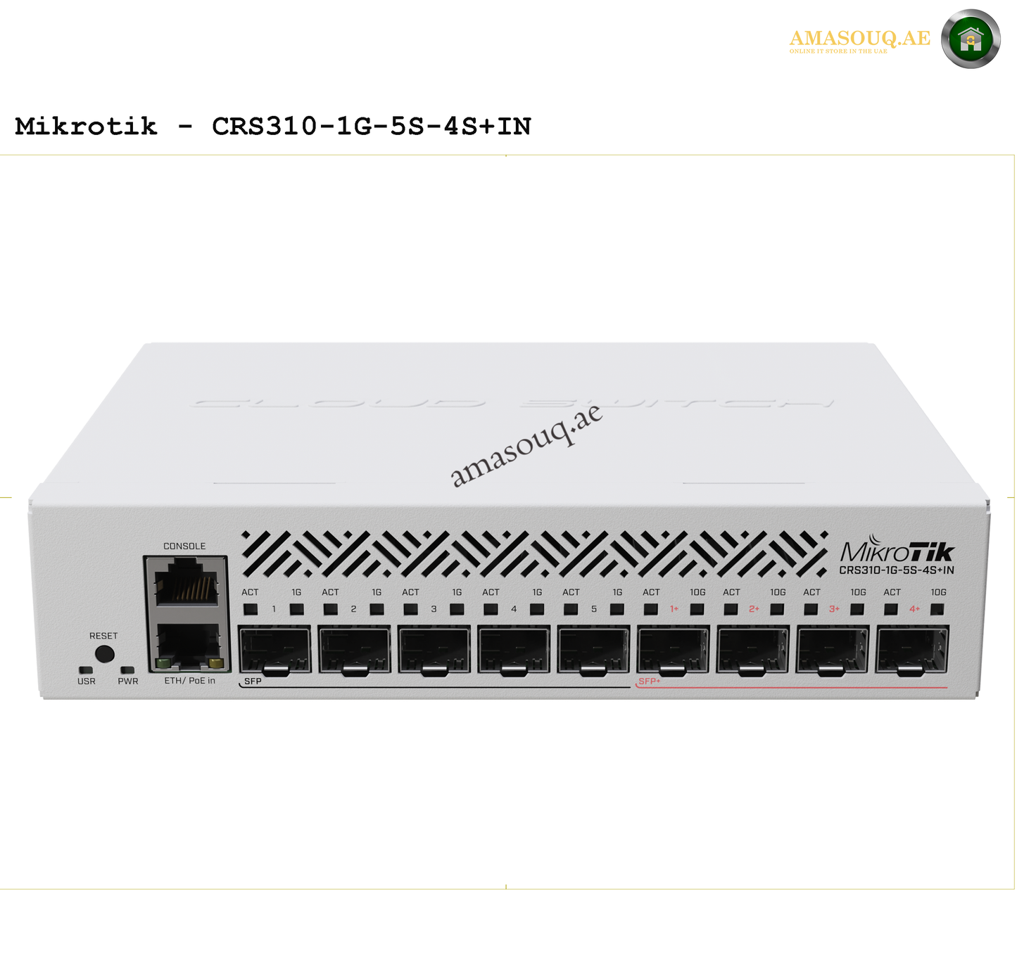 MikroTik - CRS310-1G-5S-4S+IN | High-Performance Cloud Router Switch