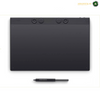 Wacom Intuos Pro Large PTK-870 Drawing Tablet, Pro Pen 3 with 8192 Pressure Levels & Tilt Support, Bluetooth 5.3 & USB-C Connectivity, 10 ExpressKeys 2 Dials Multi-Device Pairing | PTK870K0B