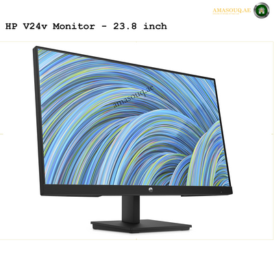 HP V24v G5 - 23.8" | AMASOUQ.AE SIDE VIEW