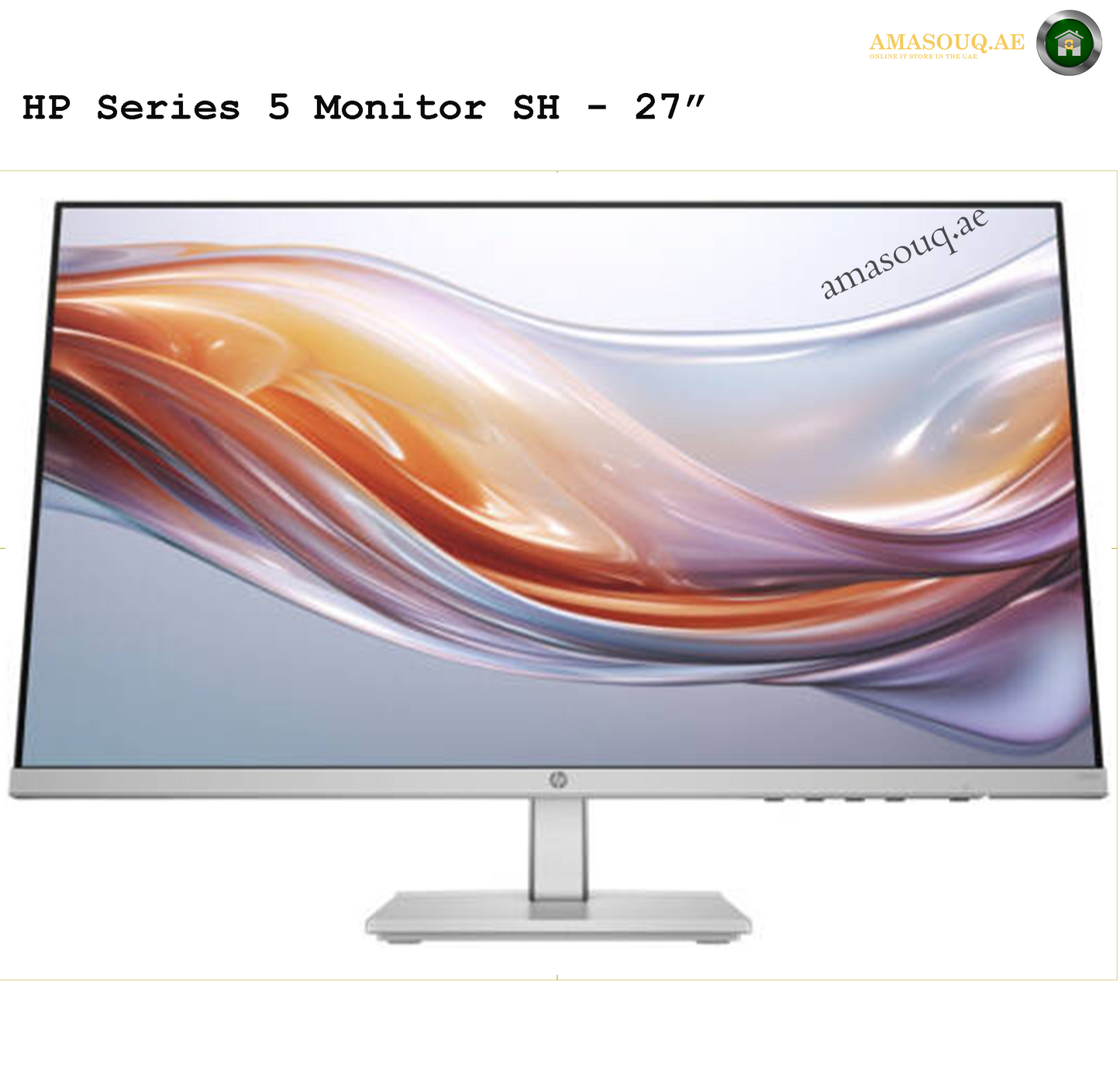 HP S5 527SH - 27" | AMASOUQ.AE FRONT VIEW