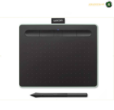 Wacom Intuos S Bluetooth Creative Pen Tablet (Small, Pistachio Green) | CTL-4100WLE-N