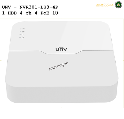 UNV NVR - 4 PoE - NVR301-04LS3-P4