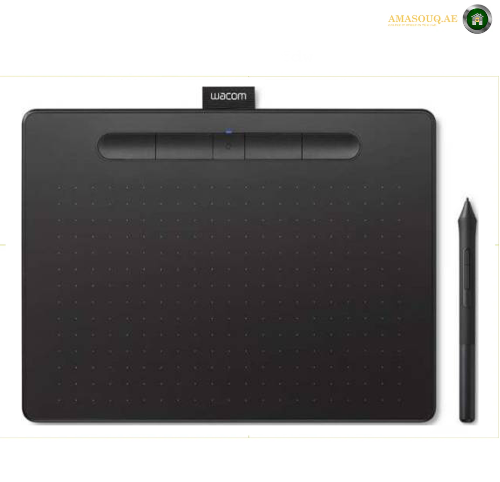 Wacom Intuos M Bluetooth Creative Pen Tablet (Medium, Black) | CTL-6100WLK-N