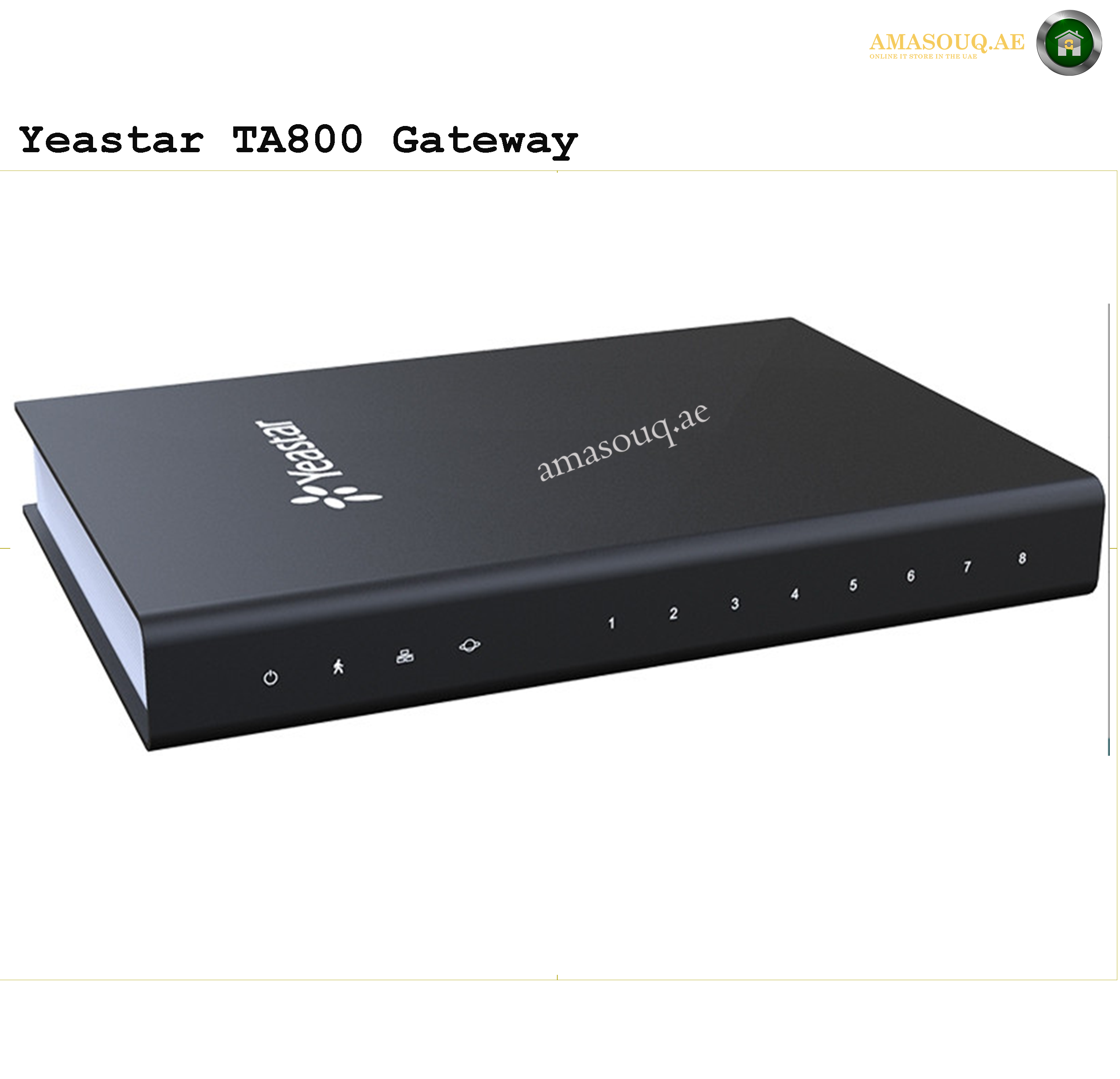 Yeastar - TA810 Analog FXO VoIP Gateway - Buy Online - amasouq.ae ...