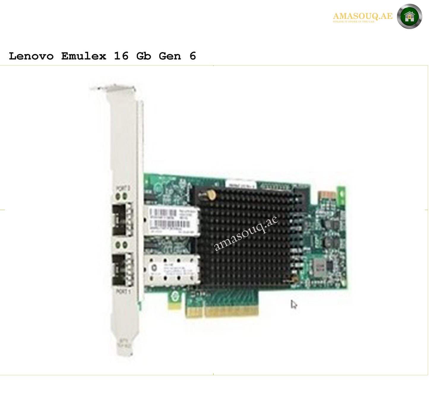 Emulex 16Gb Gen6 Dual‑Port Fibre Channel HBA