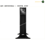 APC SRT 3000VA Smart-UPS, 2700 Watts Power, 230V Input Voltage, Lead Acid Battery, Rack Mounted With Kit, 8 IEC 60320 C13 / 2 IEC Jumpers / 2 IEC 60320 C19 Output Connection, Black | SRT3000XLI