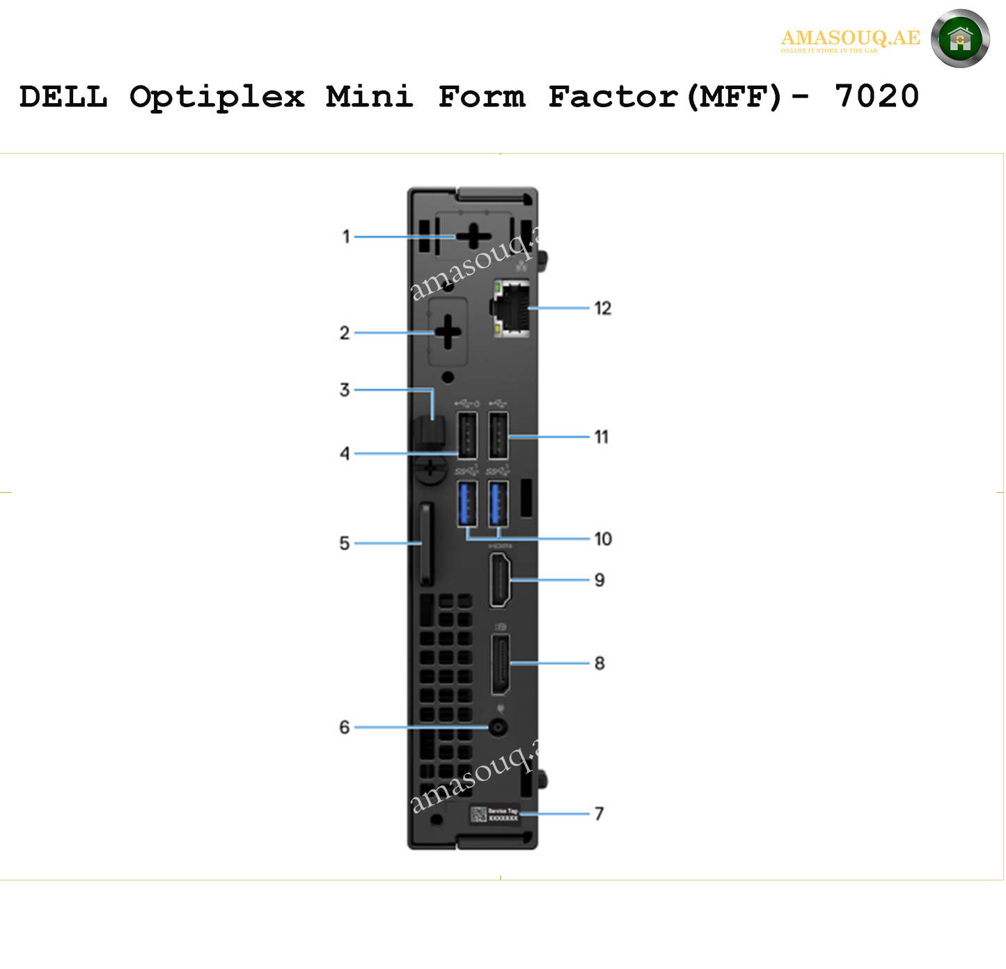 DELL Optiplex 7020 - MFF - Ubuntu Linux | Compact & Powerful Desktop