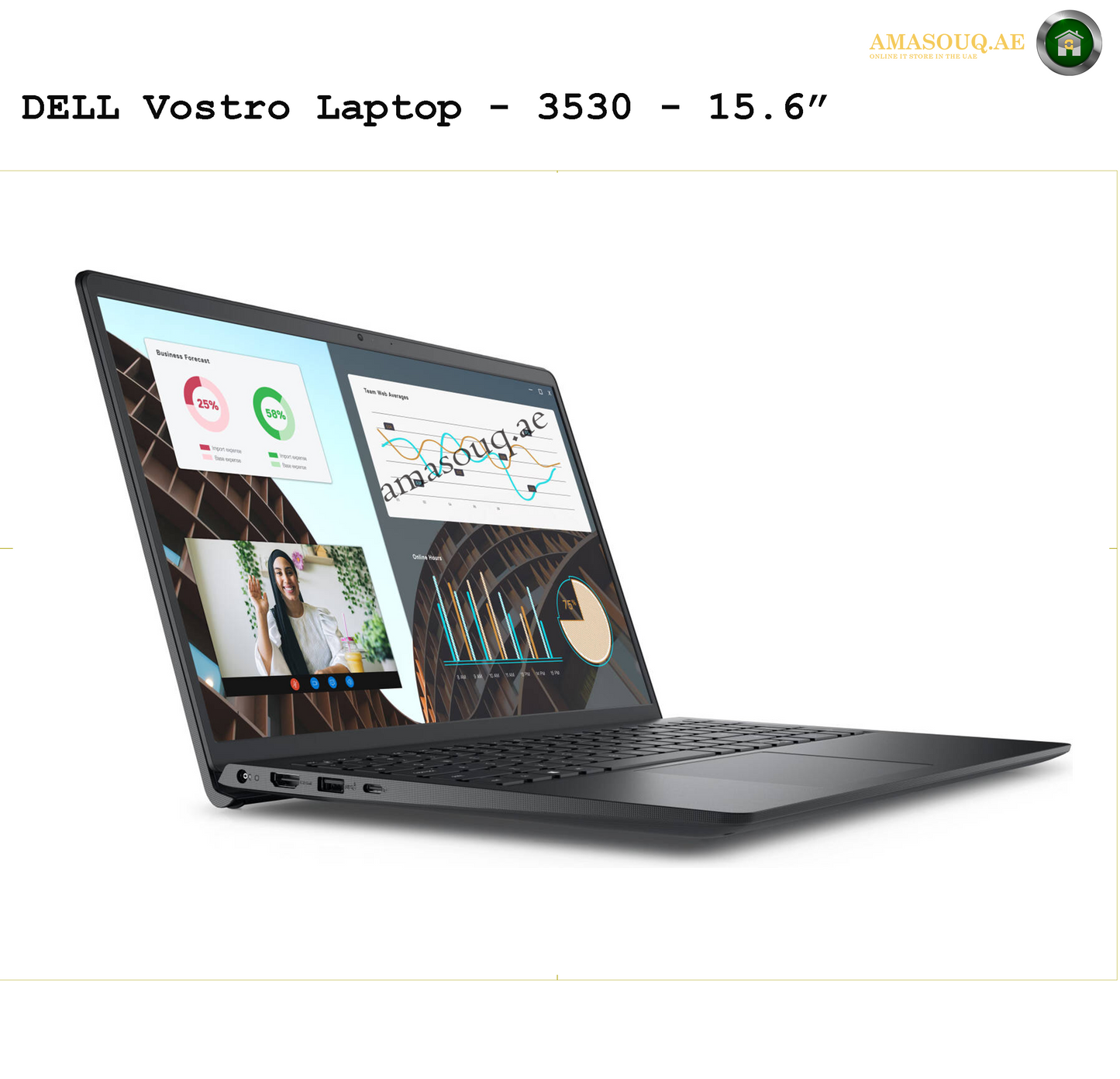 Dell Vostro Laptop 3530 – 15.6" | Productivity with Ubuntu Linux