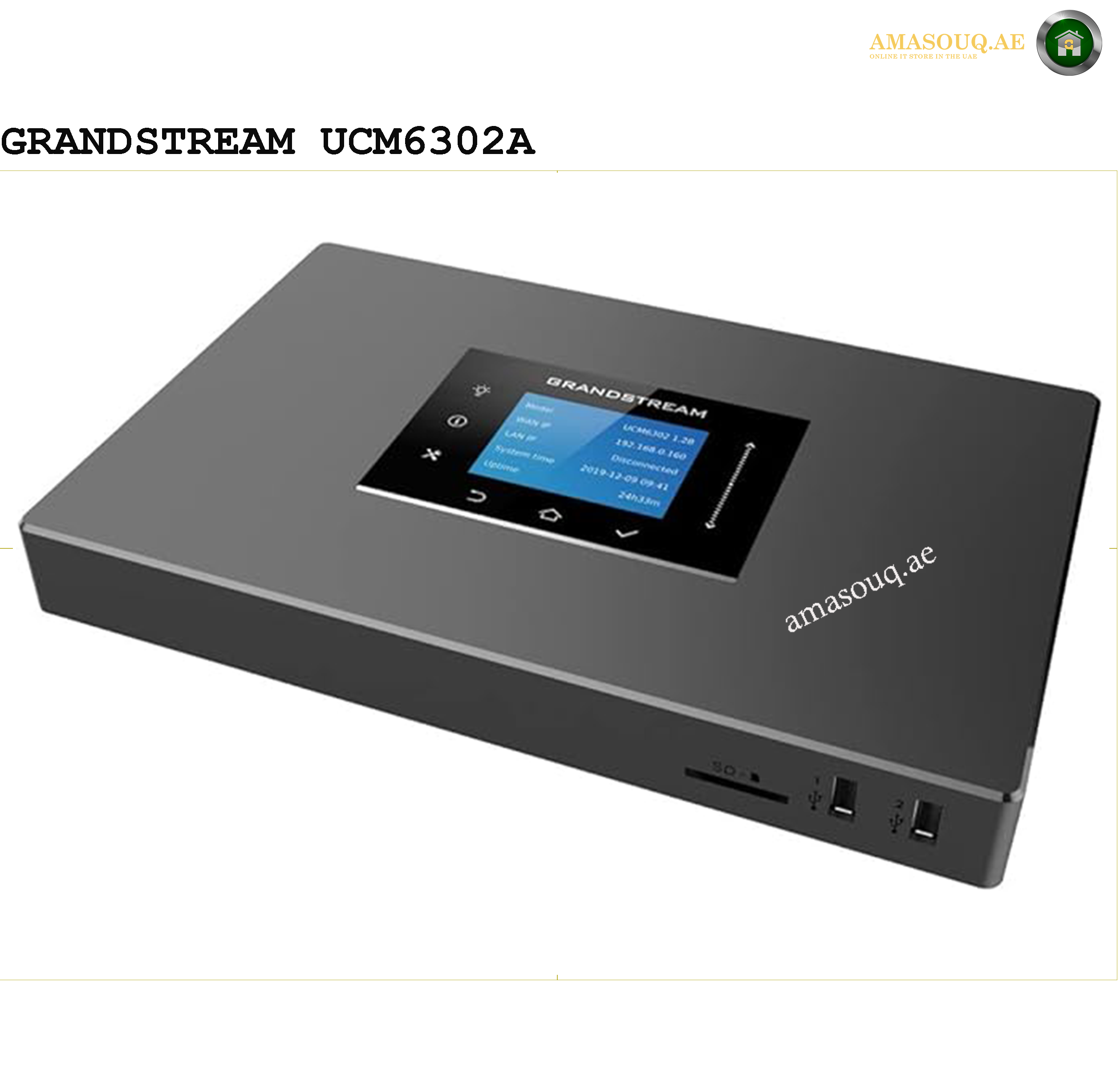 Grandstream PBX - UCM 6302 / UCM 6302A - Buy Online - amasouq.ae – YOUR ...