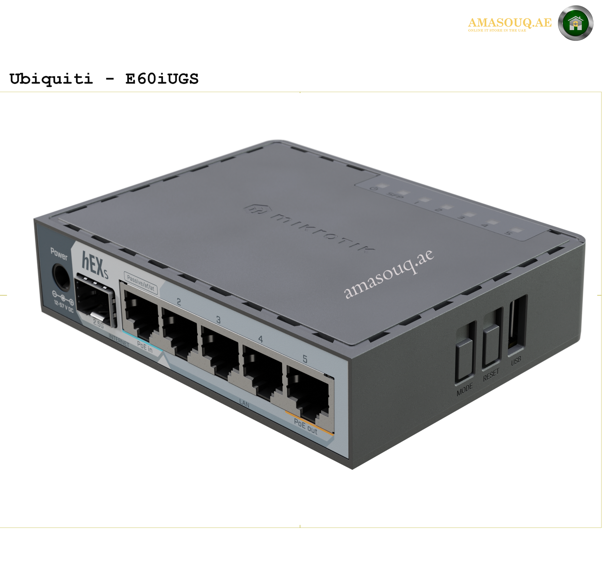 MikroTik - E60iUGS - hEX S (2025) | AMASOUQ.AE 1