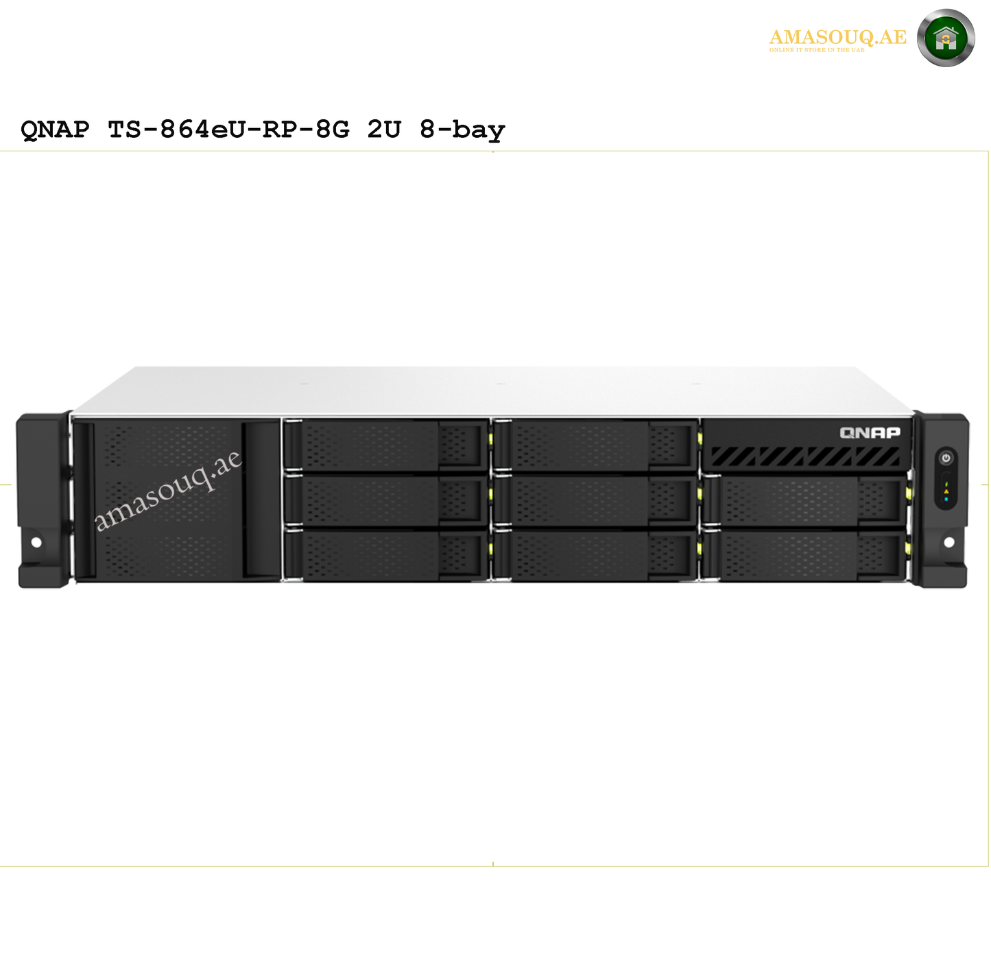 QNAP - 8 Bay Short Depth Rackmount