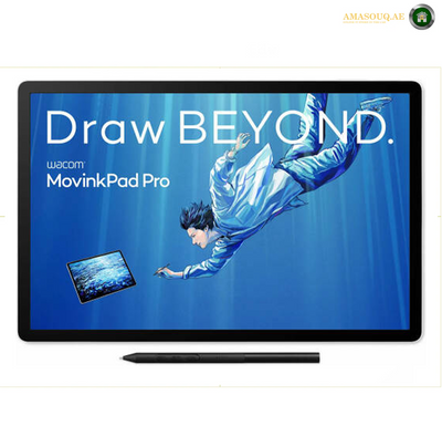 Wacom MovinkPad Pro 14 Android Pen Tablet, 14″ 3K OLED Display, Snapdragon 8s Gen 3, 12 GB RAM, 256 GB + microSD, Wacom Pro Pen 3, Creative Portable Studio for Artists & Designers | DTHA140L0Z