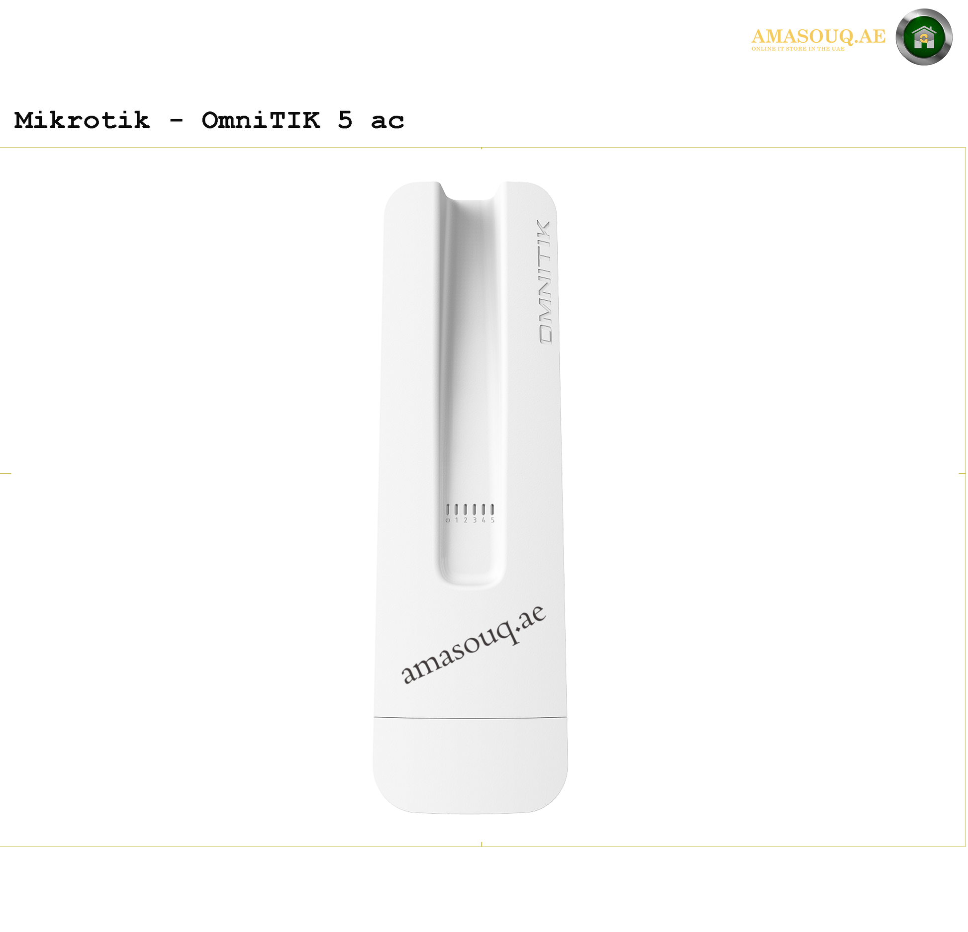 Mikrotik OmniTIK 5 ac devicE at Amasouq.ae front view