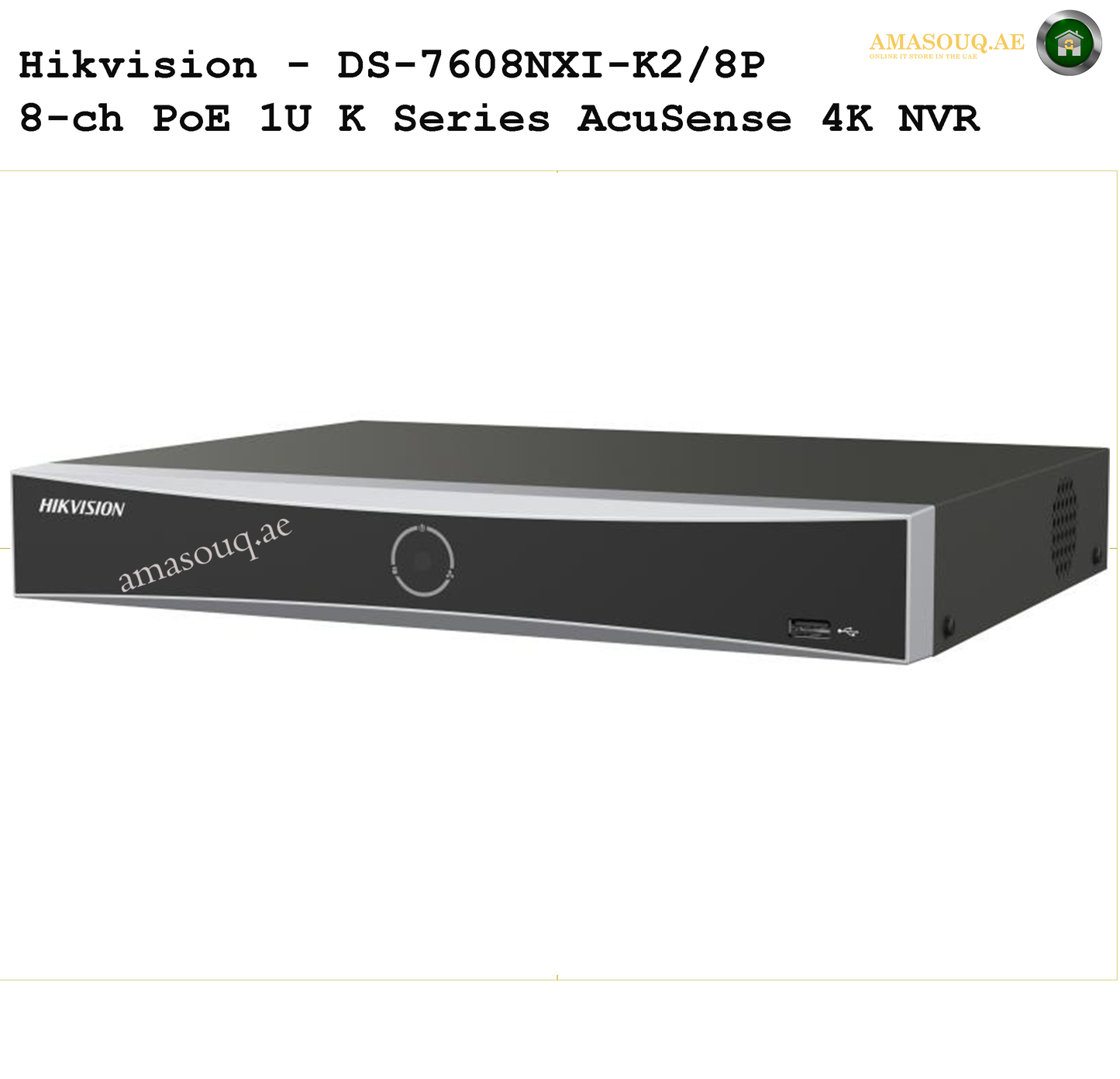 Hikvision NVR - DS-7604NXI-K1/4P | DS-7608NXI-K2/8P
