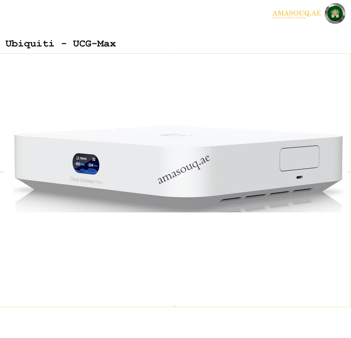 Ubiquiti Cloud Gateways - Cloud Gateway Max - UCG-Max
