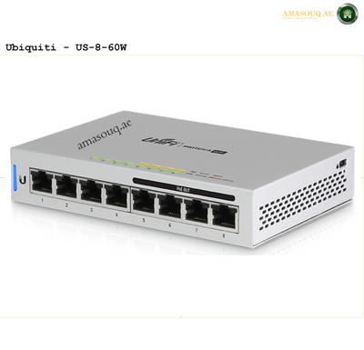 Ubiquiti - 8 PoE (Gen1) - US-8-60W | AMASOUQ.AE 1