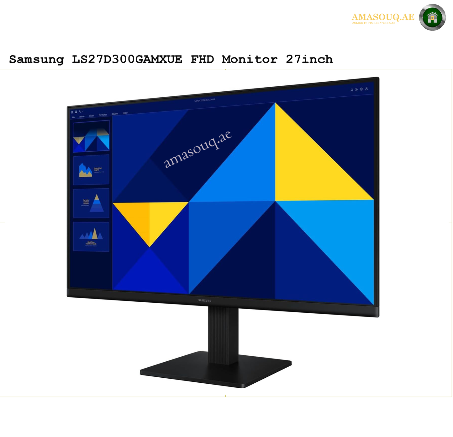 Samsung Essential Monitor S3 Full HD Monitor - LS27D300GAMXUE - 27"