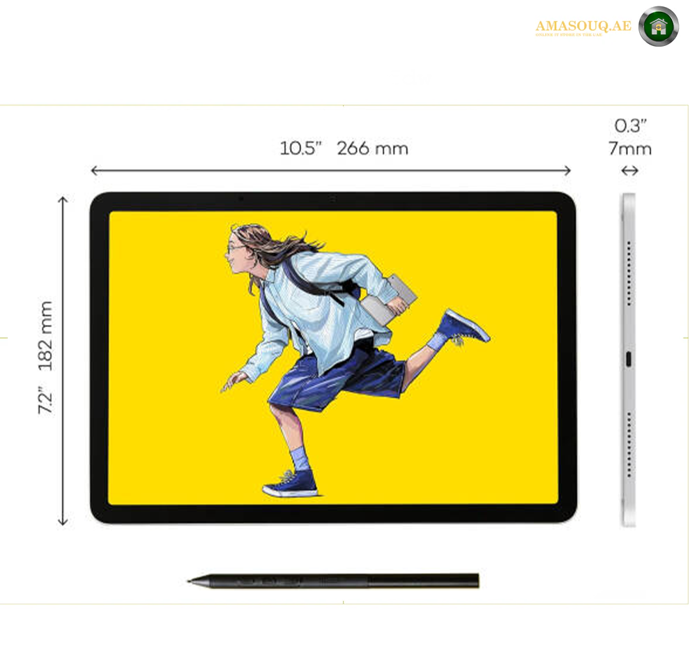 Wacom MovinkPad 11 Android Mobile Drawing Tablet, 11" 2K IPS, Mediatek Helio G99, 8GB RAM, 128 GB Storage, Quick Draw Feature, with Battery-Free Slim Pro Pen 3, Android 14, Light Gray | DTHA116C