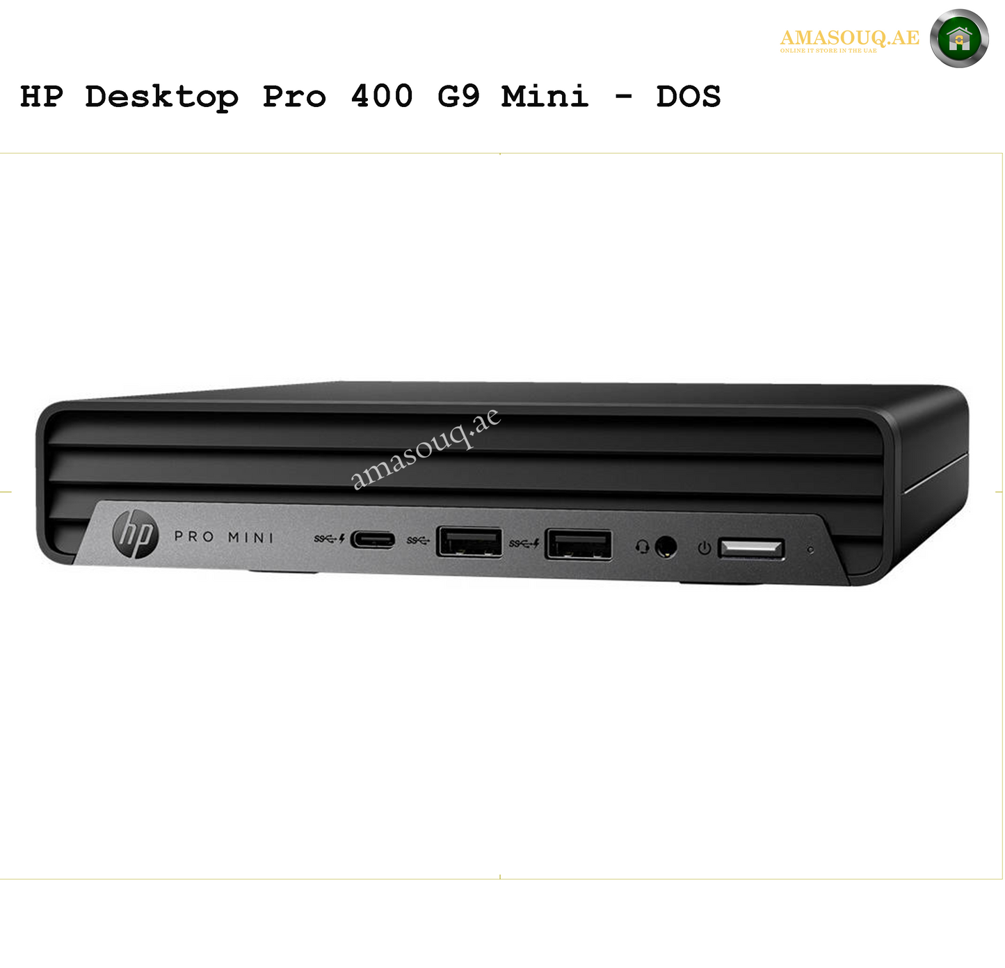 🖥️ HP Pro 400 G9 Mini - DOS