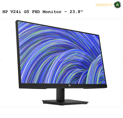 HP V24i G5 - 24" | AMASOUQ.AE SIDE VIEW