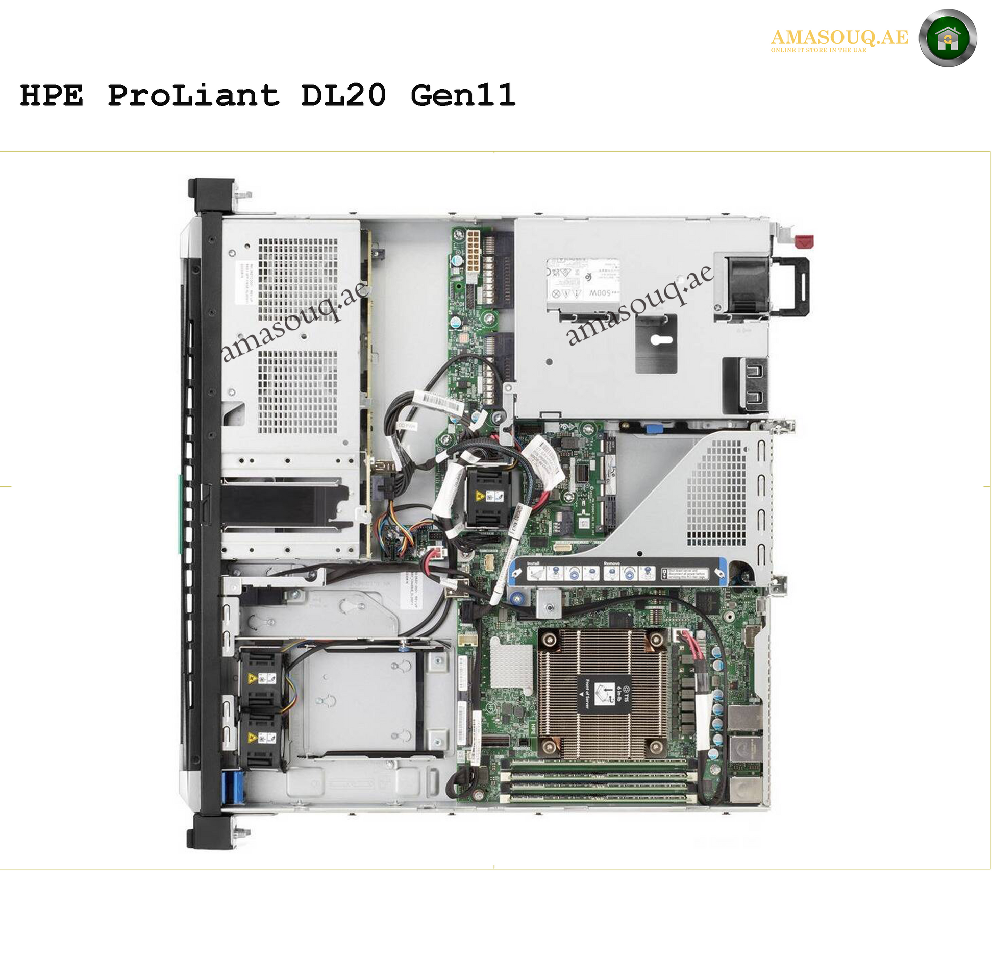 HPE ProLiant DL20 Gen11 Server | AMASOUQ.AE 