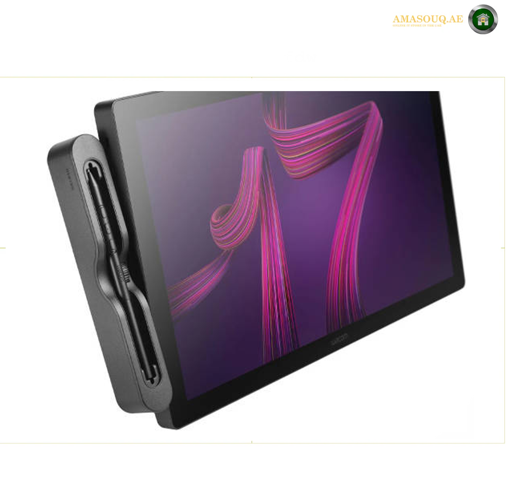 Wacom Cintiq Pro 17 Graphic Pen & 4K 120Hz Touch Display with Wacom Cintiq Pro Easy Stand, Multi-touch & Pen Control, 88% Adobe RGB & 99% DCI-P3, Near-zero Pen & Screen Latency, Black | DTH172K0B
