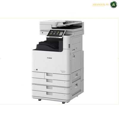 Canon imageRUNNER ADVANCE DX 6855i Multifunction Printer, 10.1" TFT LCD WSVGA Color Flat Panel, 70ppm Print/Copy Speed, 270ipm Scan Speed, 6350 Sheet Max Paper Capacity, White | 6855i