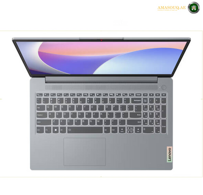 Lenovo IdeaPad Slim 3 15IRU8 Laptop, 15.6" FHD TN Display, Intel Core i3-1315U, 8GB RAM, 256GB SSD, Intel UHD Graphics, English-Arabic Keyboard, No OS, Arctic | 82X700BVPS