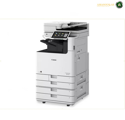 Canon imageRUNNER ADVANCE DX 6860i Multifunction Printer, 10.1" TFT LCD WSVGA Color Flat Panel, 60ppm Print/Copy Speed, 270ipm Scan Speed, 8020 Sheet Max Paper Capacity, White | 6860i