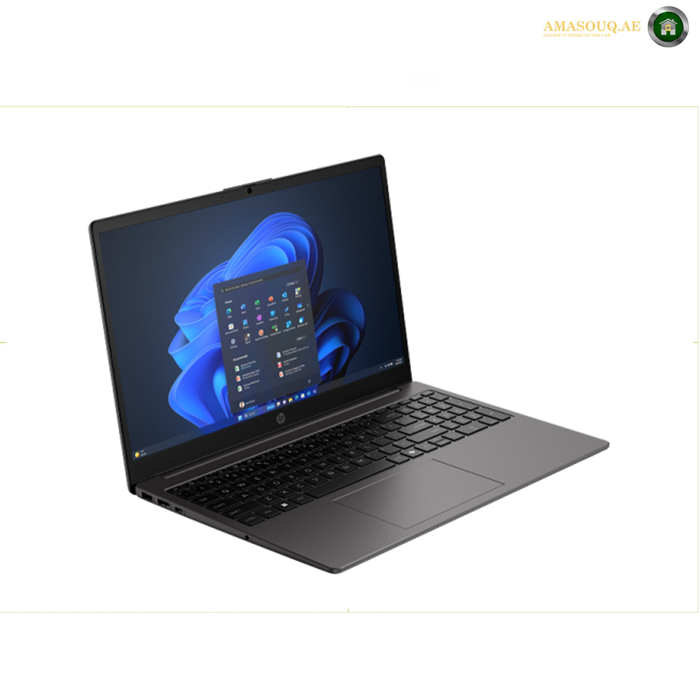HP 255R G10 15.6″ FHD Laptop, AMD RYZEN 5 7535U CPU, 16GB RAM, 512GB NVME SSD, DOS, ARABIC KB,