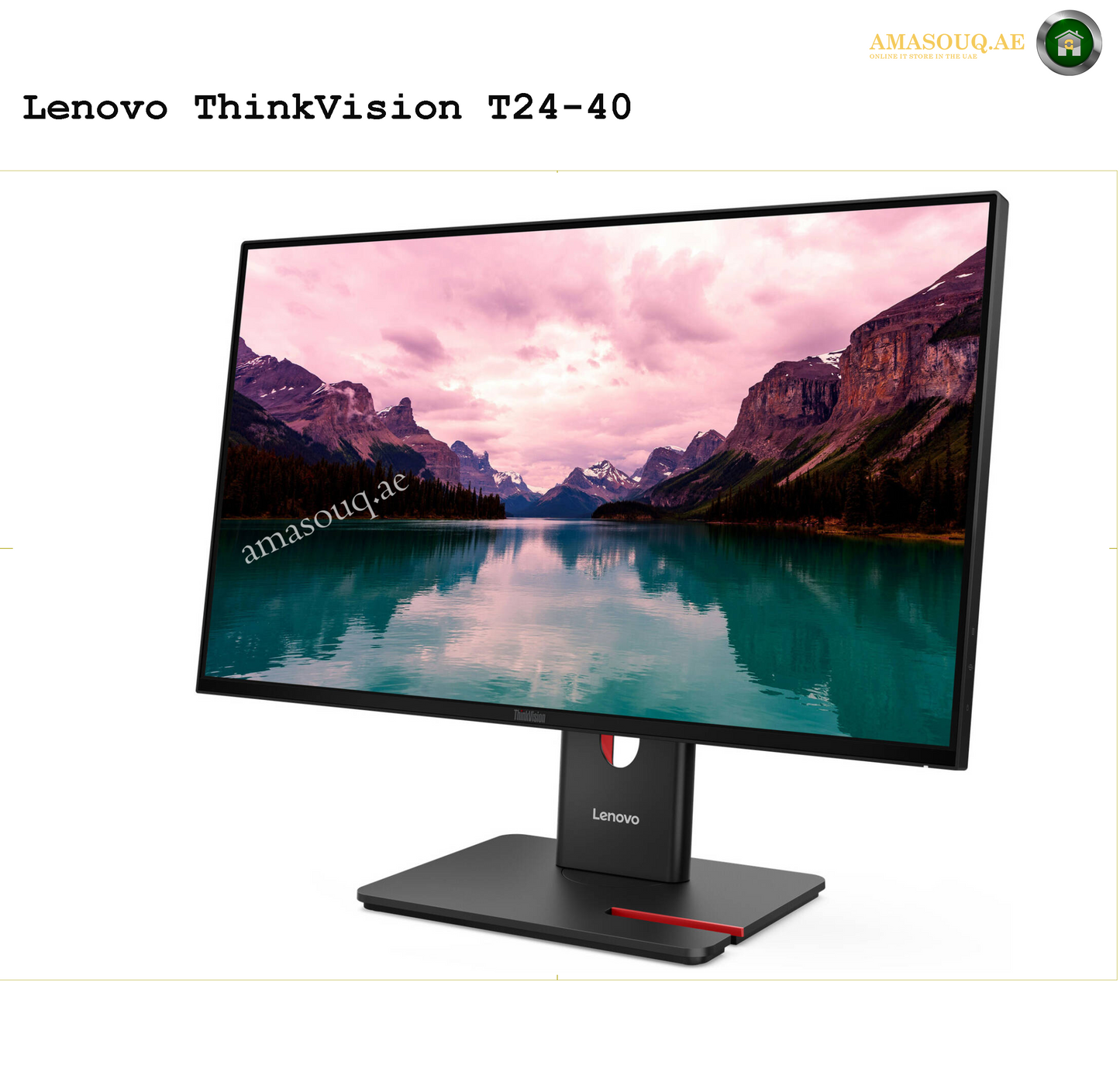 Lenovo ThinkVision T24-40 Monitor for Work, Study & Productivity