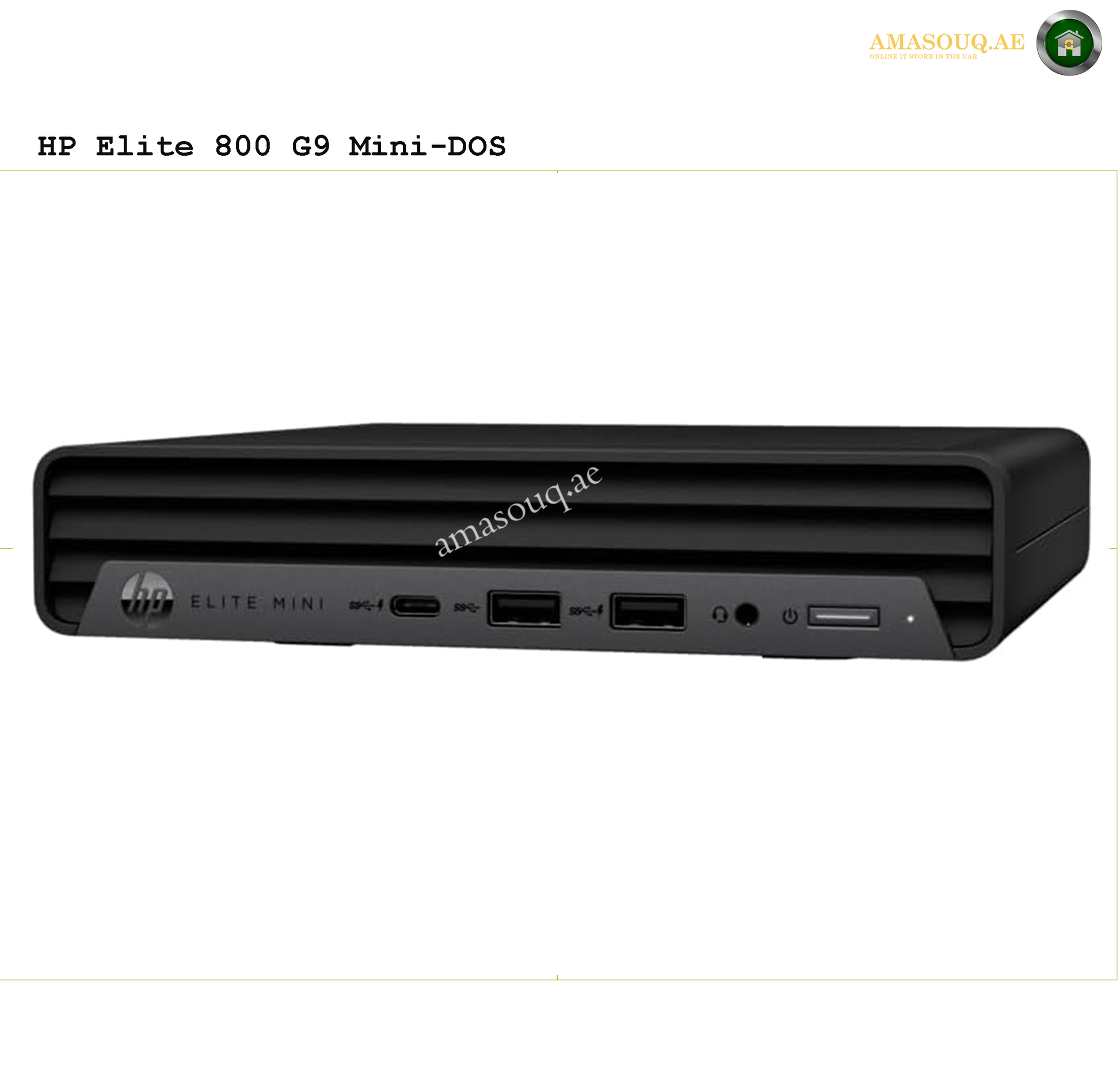 HP Elite 800 G9 Mini | AMASOUQ.AE SIDE VIEW 1