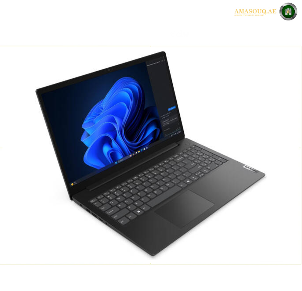Lenovo V15 G5 IRL Laptop, 15.6" FHD TN Display, Intel Core i5-13420H Processor, 8GB RAM, 512GB SSD, Intel UHD Graphics, English UK Keyboard, No OS, Business Black