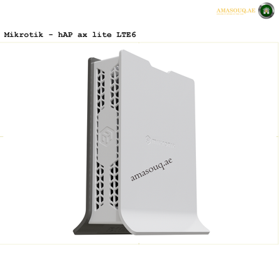 Mikrotik HAP ax lite LTE6 router Back View | AMASOUQ.AE